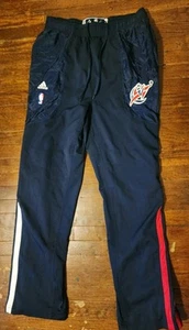 Washington Wizards Basketball Warmup Pants adidas 2XL +2 LENGTH Tearaway Snap - Picture 1 of 14