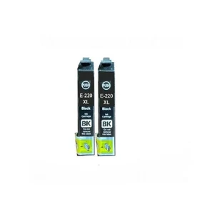 2pk 220XL T220XL Black Ink for Epson XP-320 XP-420 XP-424 WF2630 WF2650 WF2660 - Picture 1 of 1