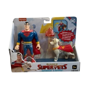 DC League Of Super-Pets Superman And Krypto Action Figures New (r10 - Picture 1 of 4