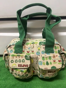 Angry Little Girls By Lela Lee Tote Bag Recycle Save Planet Bag 10” X 6” X 4” - Picture 1 of 9