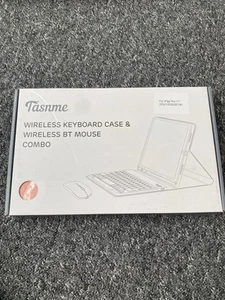 BLUETOOTH KEYBOARD CASE WITH MOUSE FOR IPAD - PINK - BNIB - Picture 1 of 8