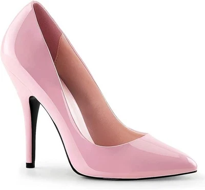 Sexy Vestido de salón informal con tacón de aguja de 5" con punta en punta de noche para fecha talla 9 Foto 1 de 4