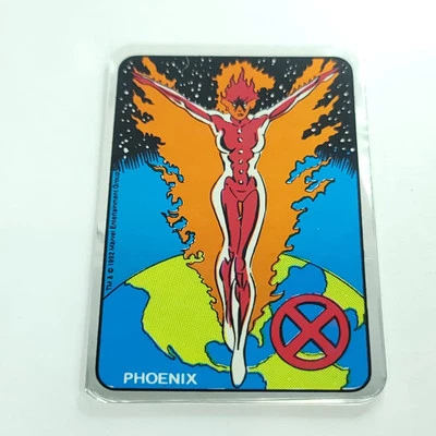 Phoenix X-Men Máquina Expendedora Pegatina Brillante Años 90 De Colección NUEVO Foto 1 de 2