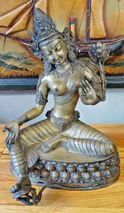 Brass Statue Tara - Picture 1 of 15