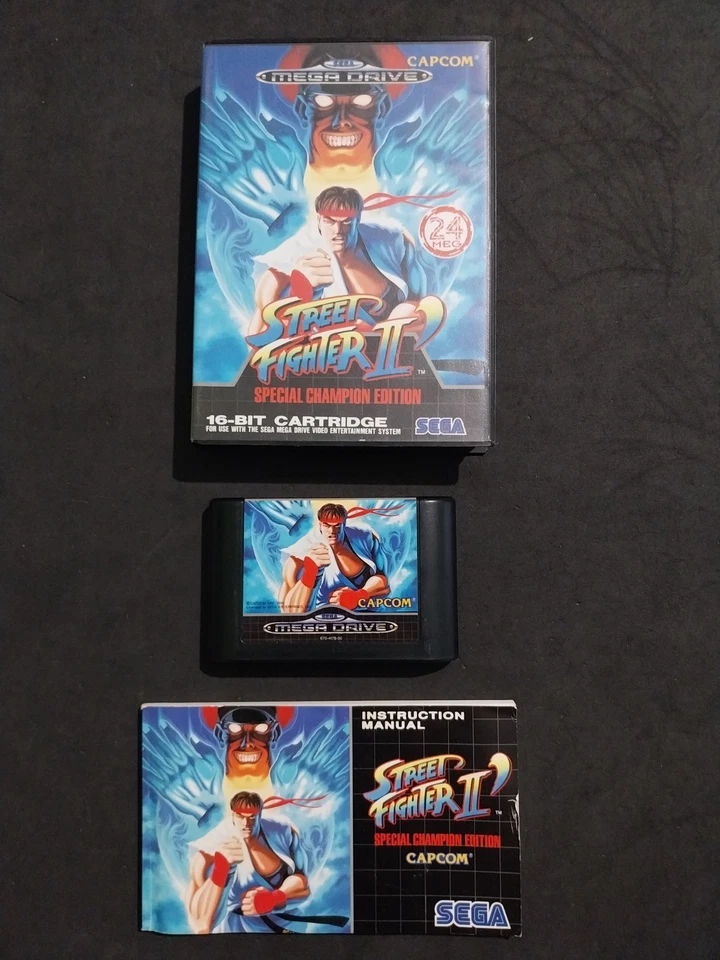 STREET FIGHTER II EDICIÓN ESPECIAL CAMPEÓN SEGA MEGADRIVE PAL MULTI USADO - Imagen 1 de 4