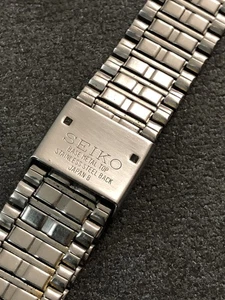 ✅ SEIKO Pulsera Bracelet Armis  Vintage Acero 18 Mm C341 Acero TOP Japon B - Foto 1 di 11