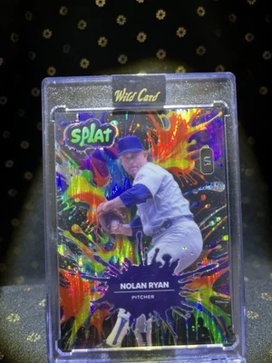 Comodín Splat 1/1 Rainbow Shimmer 2024 Nolan Ryan. !!! 🔥🔥🔥🔥🔥 Foto 1 de 4