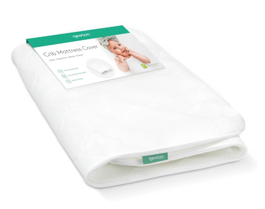 Newton Baby Crib Mattress Cover 28in X 52in Cloud White With Encasement