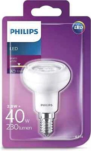 2.9W (=40W) Philips R50 Reflector Spotlight LED E14 SES Small Screw Bulb Lamp - Picture 1 of 3