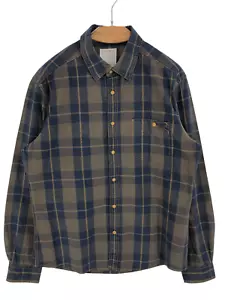 Camisa De Manga Larga Slim Fit Casual Para Hombre Talla L - Picture 1 of 9