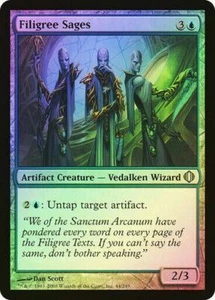 FOIL Filigree Sages ~ Shards of Alara [ Excellent ] [ Magic MTG ] - Picture 1 of 1