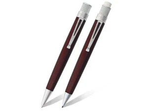 Retro 51 Tornado Black Cherry Roller Ball/Pencil Set Paradise Pen Custom Tube - Picture 1 of 2