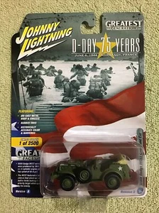 2018 Johnny Lightning WWII DODGE WC57 COMMAND D-DAY 75 YEARS Diecast 1/64 VAR3 - Picture 1 of 6