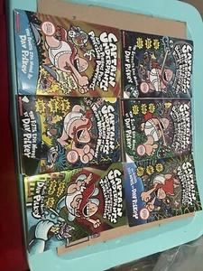 captain underpants books lot-6 - Foto 1 di 4