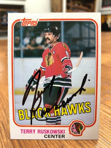 1981-82 TOPPS #74 TERRY RUSKOWSKI SIGNED AUTOGRAPHED CARD | eBay