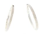 Mesh Wire Hoop Earrings With Crystals Inside 2" Large Hoops Fashion Earring Gold
