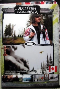 OAKLEY 2008 SAMMY CARLSON B.C. GROSSES SKI PRomo Poster einwandfrei Neu aus altem Lagerbestand - Bild 1 von 1