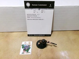=Dungeons and Dragons D&D HARBINGER Human Commoner 08/80 con tarjeta= - Imagen 1 de 1