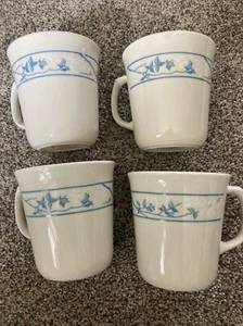 VTG Corning Corelle First of Spring Coffee Mugs Set of 4 cups 10 oz. Made In USA - Picture 1 of 3