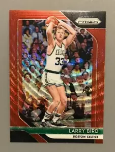 2018-19 Panini Prizm - Larry Bird Red Wave Prizm - Boston Celtics - #85 - Picture 1 of 3