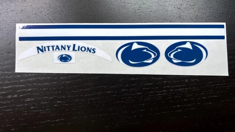 Penn State Nittany Lions Mini Football Helmet Decal Set Cover
