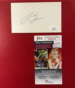 Johnny Bower Signed Index Card JSA Certified AUTO NHL Toronto Maple Leafs HOF! - Picture 1 of 4