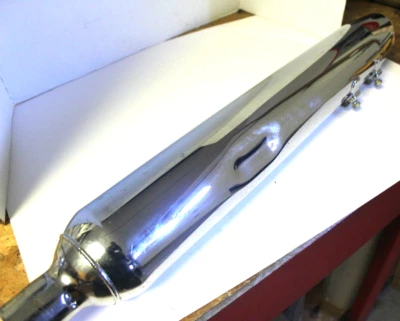 07 Harley Davidson Road King Classic Left Hand Muffler Chrome OEM# 65547-07 - Image 1 of 4