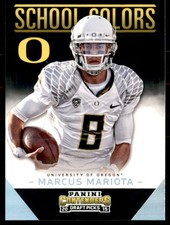 2015 Panini Contenders Draft Picks School Colors Marcus Mariota Oregon Ducks #1