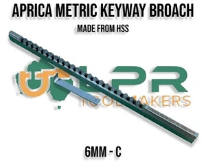 Keyway Broach 6mm C type Broach  High quality Aprica Brand New  - Bild 1 von 7