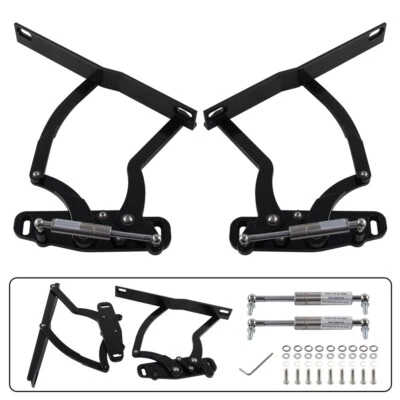 Bisagras de capó de aluminio Billet negras para Chevy Camaro Pontiac Firebird 1970-1981 Foto 1 de 4