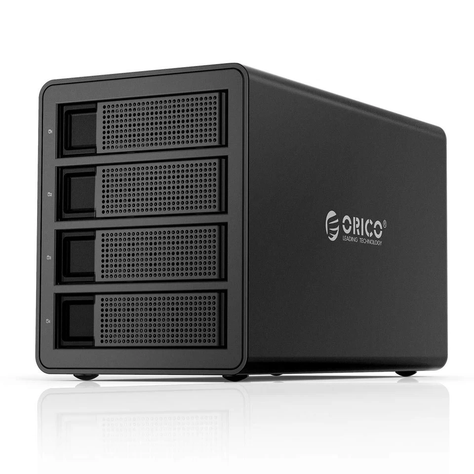 Orico 4 Bay 5 Bay RAID Hard Drive Enclosure for SATA 2.5" 3.5" HDD SSD Aluminum