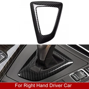 Cubierta de panel de cuadro de cambio de marchas RHD fibra de carbono negra para BMW F20 F30 F32 F33 F36 - Imagen 1 de 8