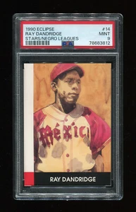 RAY DANDRIDGE 1990 ECLIPSE STARS OF THE NEGRO LEAGUES #14 - PSA 9 MINT - HOF - Picture 1 of 2