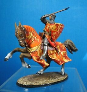 Saint Petersburg Russia  54MM Renaissance knight attacking mounted pre oop