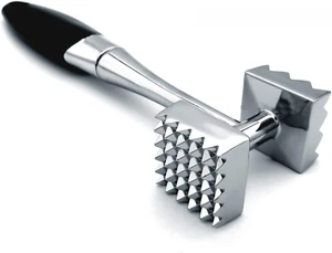 Meat Tenderizer, Dual-Sided Nails Meat Mallet, Meat Hammer Used for Steak, Chick - Picture 1 of 12