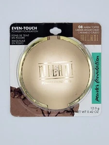 NEW Milani Even-Touch Even Touch Powder Foundation WARM TOFFEE 08 - Picture 1 of 1