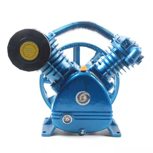 5.5PS Druckluft Kompressor Aggregat 2 Zylinder Luft 4kW 1440rpm 12bar Dual Stage - Bild 1 von 10