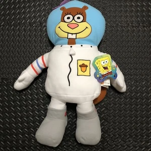 Vintage 2002 Spongebob Sandy Cheeks Cuddle Pillow 28" Jumbo Plush Viacom New - Picture 1 of 18