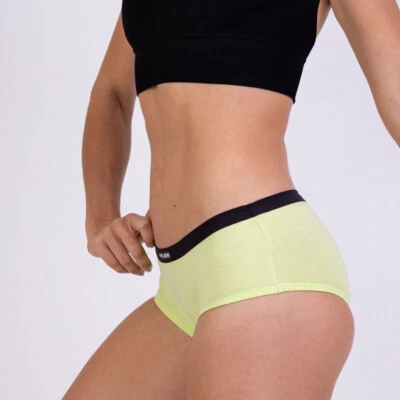 Womens Boyleg Cotton Underwear Soft Comfort Stretch Green S M L XL XXL 2XL - Image 1 of 4