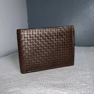 Bifold Leather Wallet - Brown - Picture 1 of 4