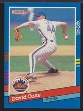 1991 Donruss #154 - David Cone - New York Mets 