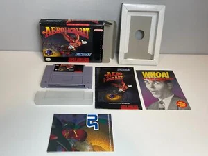 Aero the Acrobat Super Nintendo SNES CIB Poster Good condition - Picture 1 of 10