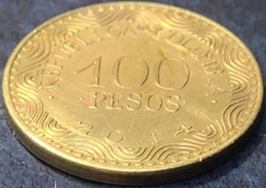 2014 Colombia 100 Pesos KM#296 US SELLER COMBINED SHIPPING REFUND - Picture 1 of 2