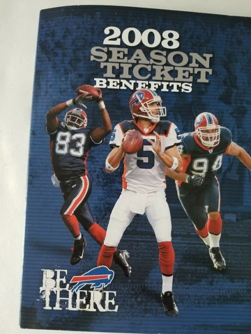 Buffalo Bills CD and Pin 2008 Season Ticket Holder Cover