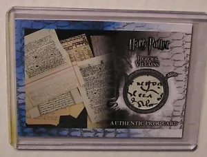 Harry Potter-HBP-Screen Used-Relic-Film-Papers from the Weasley House-Prop Card - Picture 1 of 2