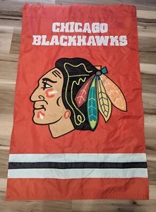 Chicago Blackhawks Banner Flag Party Animal 43" x 28" - Picture 1 of 4