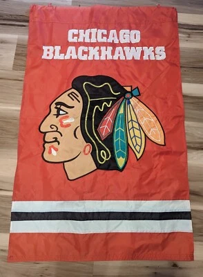 Chicago Blackhawks Banner Flag Party Animal 43" x 28" - Image 1 of 4