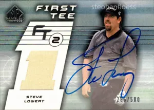 2003 UD SP Game Primera Camiseta Autógrafo Automática Camisa de Golf Steve Lowery 256/500 - Imagen 1 de 1