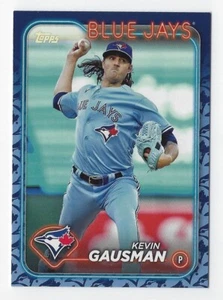 2024 Topps Series 1 #216 Kevin Gausman Team Color Parallel SSP ~ Blue Jays - Picture 1 of 2