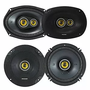 Kicker 46CSC654 + 46CSC6934 CS Series Car Speaker Bundle, 6.5" & 6x9, 450W - Picture 1 of 9